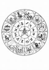 Mandalas Zodiaque Coloriage Signes Astrology Signe Imprimer Astrologie Stci Horoscope Coloriages Signs Adultes Adulte Dessins Hellokids Riscos Virgo Astro Gratuits sketch template