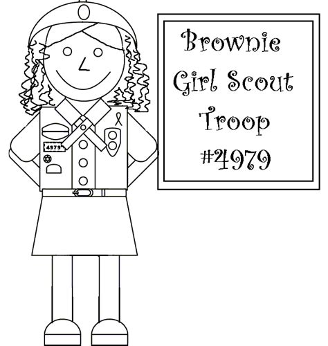 girl scout coloring pages books    printable