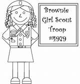 Scout Girl Coloring Pages Brownies Clipart Brownie Printable Coloringhome Library Books Popular sketch template