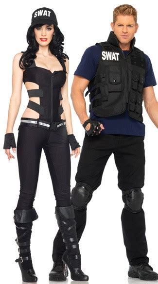 Swat Couples Costume Halloween Couples Costume Cop
