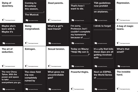 Letter Of Complaint Cards Against Humanity The New York