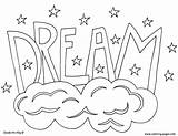 Coloring Pages Dream Printable Doodle Word Alley Color Quotes Colouring Kids Print Cool Quote Doodles Words Sheets Wisdom Things Seahawks sketch template