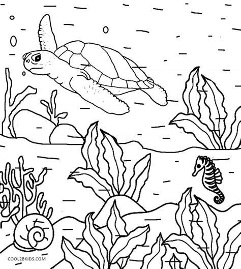 printable nature coloring pages  kids