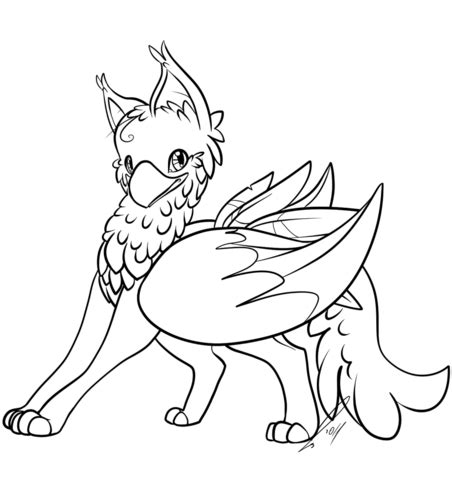 griffin coloring pages  getdrawings