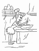 Coloring Pages Flintstones Cooking Kitchen Para Colorear Series Tv Utensils Coloringpages1001 Wilma Popular Picapiedra Los Kleurplaten Picgifs Getcolorings Library Clipart sketch template
