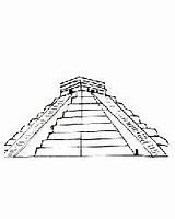 Coloring Mayan Pyramid Template Getdrawings Drawing Book Kids Sketch Mummy Bear sketch template