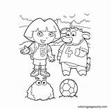 Dora Coloring Benny Shakes Lion sketch template