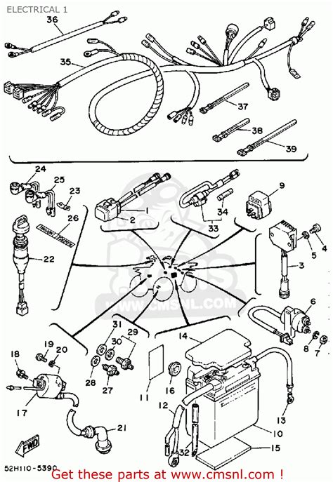 yamaha moto   wiring diagrams upartsy