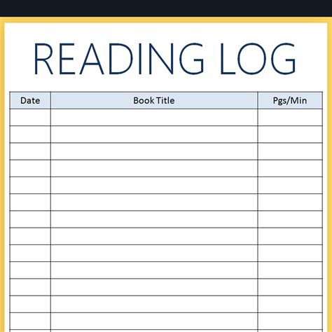 reading log   teachers