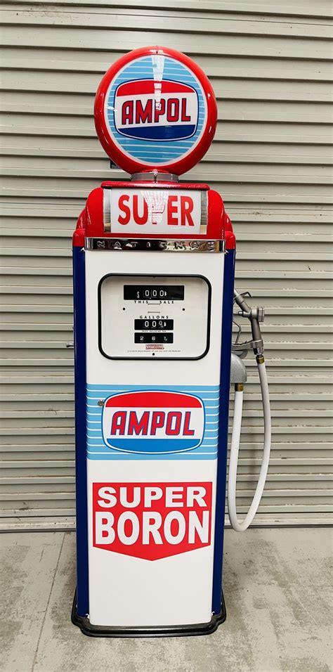 ampol national   faced petrol bowser nostalgia highway