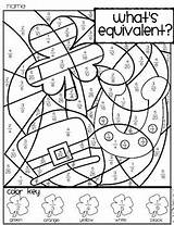 Fractions Simplify Math Grade sketch template