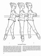 Positions Arabesque Plie Tendu Pointe Ballerina sketch template
