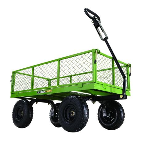gorilla carts  lb steel utility cart gor  home depot