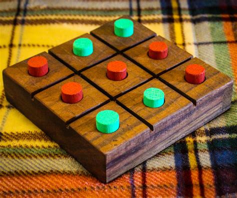 wood tic tac toe board  steps  pictures instructables