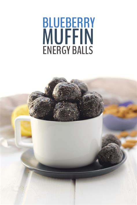 blueberry muffin energy bites by the healthy maven the