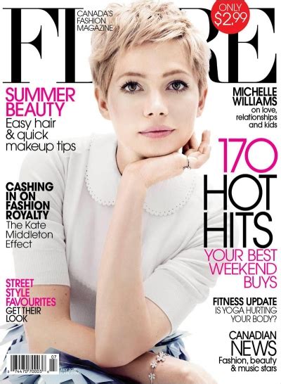 michelle williams for flare july 2012