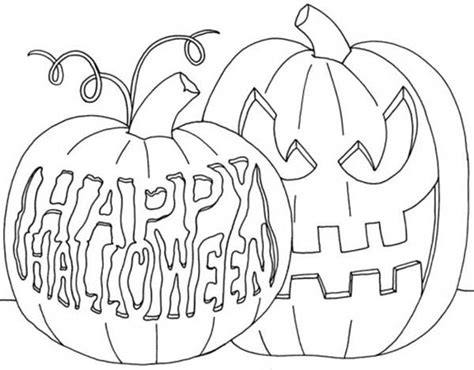scary halloween pumpkin coloring page coloring sky