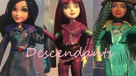 Disney Descendants 2 Unboxing Mal Evie And Uma Youtube