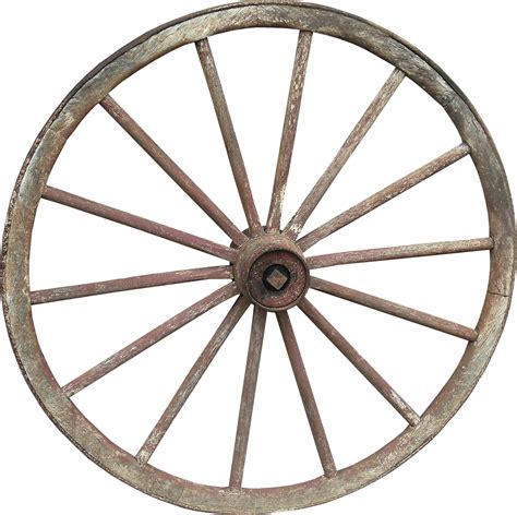 wagon wheel cart spoke wheel rim png
