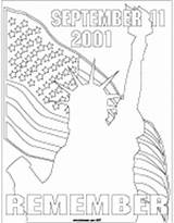 Coloring Pages September Remember Sheet Printable 11th Remembering Sheets Kids Adult Patriotic Leehansen Poster Patriot Color Memorial Challenges Holidays sketch template