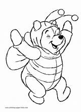 Pooh Winnie Pages Tigger Ausmalbild Sheets Coloriage Piglet Trick sketch template