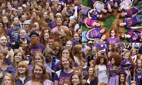 Thousands Descend On Dutch City For International Redhead Day