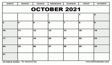october  calendar   printable calendar printables