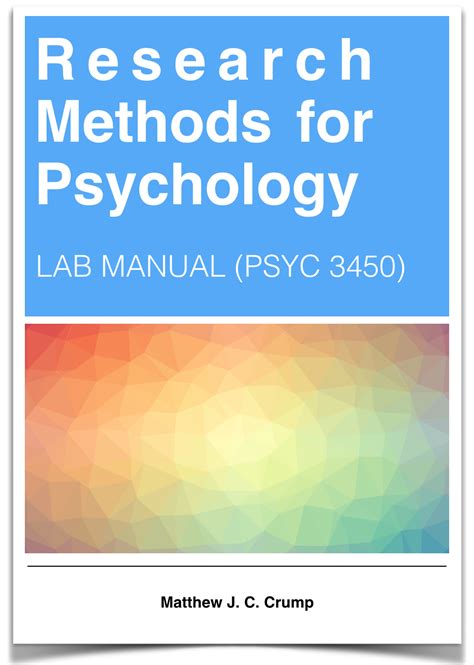 research methods lab manual