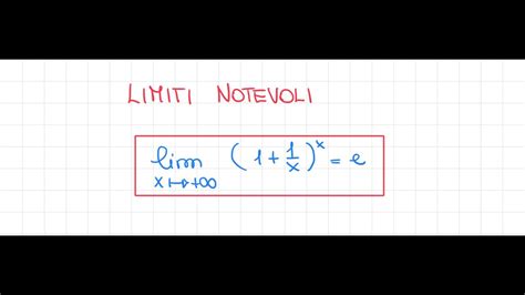 limiti notevoli funzioni esponenziali  logaritmiche youtube