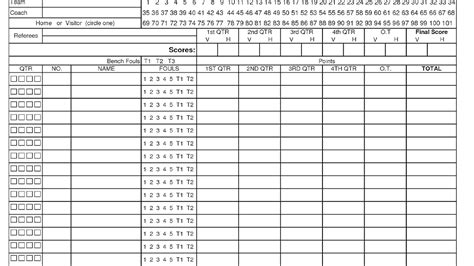 printable basketball score sheets basketball choices