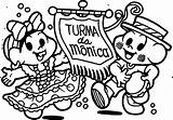 Coloring Turma Monica Da Carnaval Wecoloringpage sketch template