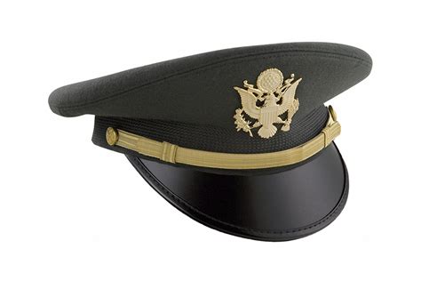 army company grade service cap green bernard cap genuine military headwear apparel