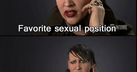 Marilyn Manson Talking About Favorite Sexual Position Imgur