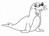 Sea Lion Laughter sketch template