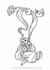 Rapunzel Tangled Raiponce Colorat Suspendue Hair Planse Coloriages Gothel Pictat Colorier Nggallery sketch template