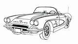Corvette Coloring Pages Cars Draw Car Drawings Easy Stingray Classic Drawing Line Cool Outline Hubpages Printable Print 1960s Colouring C5 sketch template