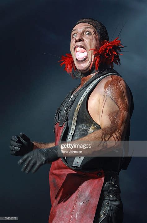 Rammstein Lead Singer Till Lindemann Had A Led Light In His Mouth To