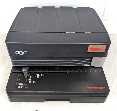 gbc magnapunch cjb printing equipment