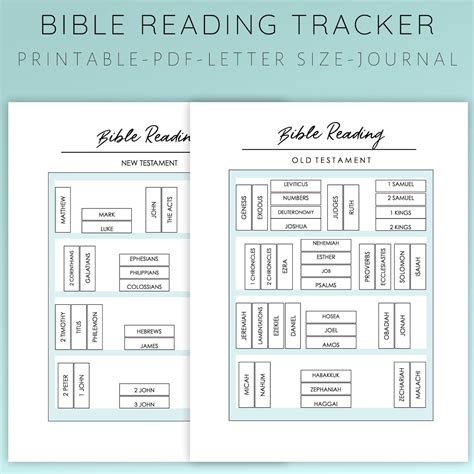 bible reading tracker bible journal bible tracker etsy