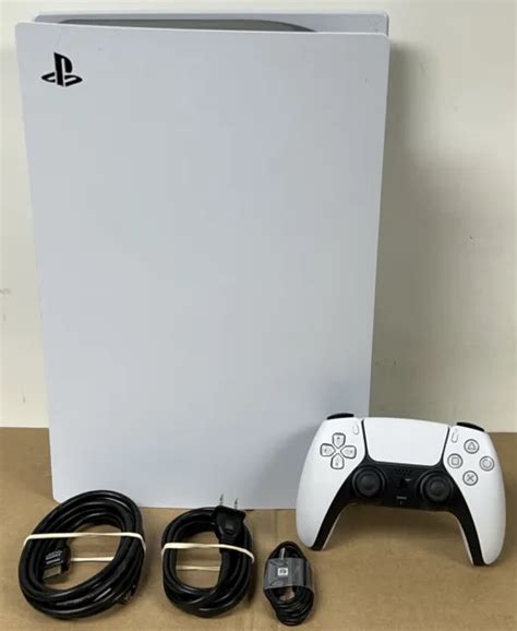sony ps playstation  digital edition console white  controller cfi