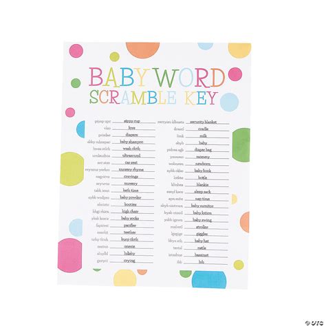 baby shower word scramble game printable baby shower games purple