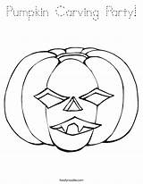 Carving Pumpkin Coloring Party Built California Usa sketch template