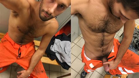 hairy construction worker naked my own private locker room