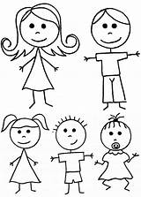 Stick Figures Figure Drawing Family Kids Drawings Easy Cute Doodle Decal Orders Vinyl Email Choose Board sketch template