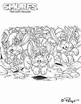 Dorp Verloren Smurfen Bunnies sketch template