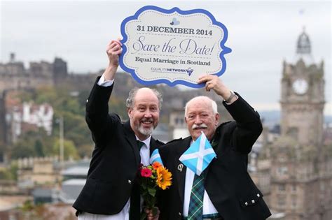 same sex marriage hogmanay date set for first gay weddings in scotland daily record