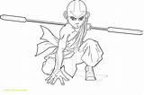 Coloring Aang Airbender Cartoonbucket Korra Legend Getdrawings sketch template