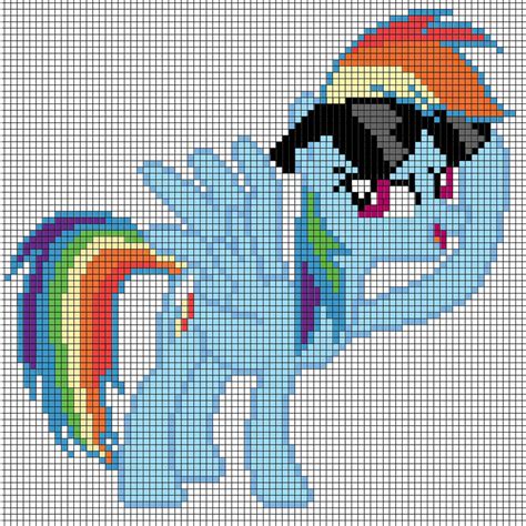 pixel art  rainbow dash template  captainpineapple  deviantart