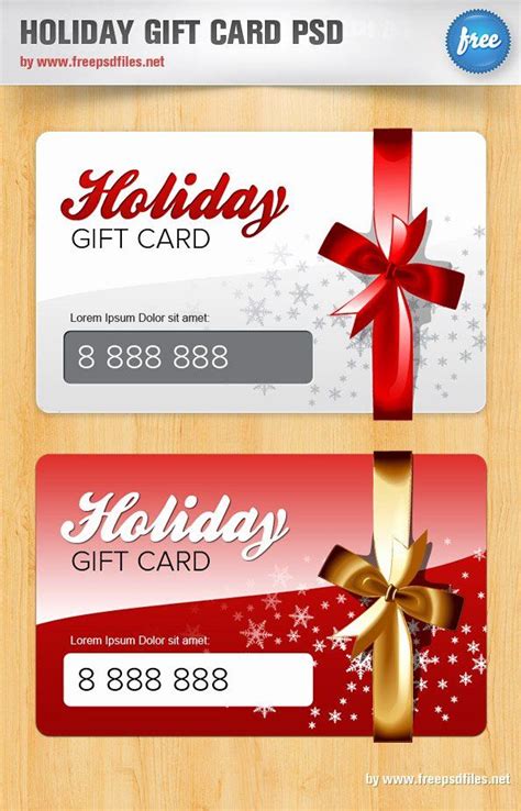 gift card template psd lovely holiday gift card psd template  psd