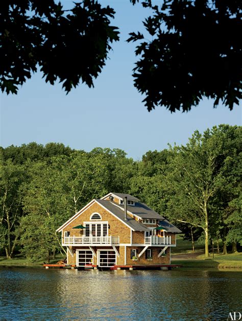 waterfront homes  lakeside living     architectural digest